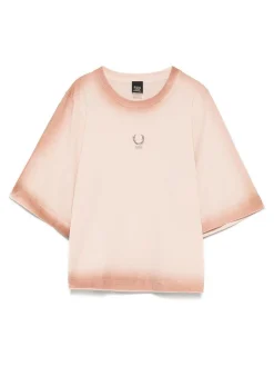 T-shirt in cotone rosa blush di trofei