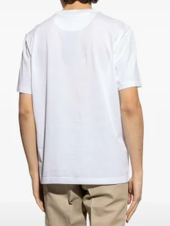 T-shirt in giÃ¹ biologico a gasolato bianco