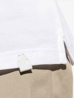 T-shirt in giÃ¹ biologico a gasolato bianco