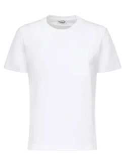 T-shirt in maglia di cotone con logo