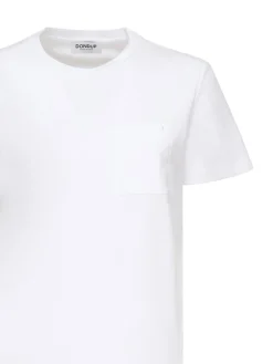 T-shirt in maglia di cotone con logo
