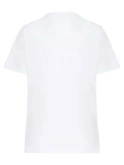 T-shirt in maglia di cotone con logo
