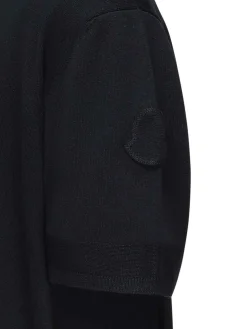 T-shirt in maglieria di cotone e seta