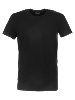T-Shirt Nera Stretch in Jersey