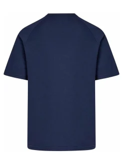 T-shirt Portland in maglia blu navy