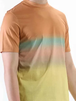 T-Shirt Righe Nella Nebbia