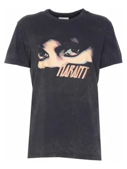 T-shirt zoeline nero sbiadito