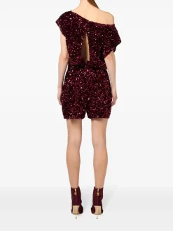 Tuta Ricamata Con Paillettes
