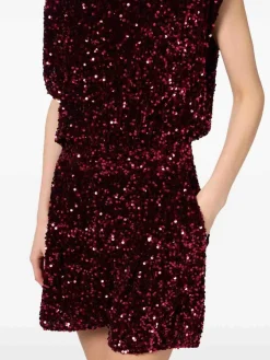 Tuta Ricamata Con Paillettes