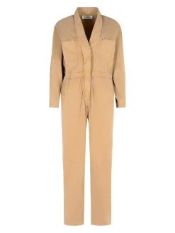 Tuta in cotone rimody marrone