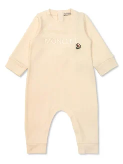 Tuta rosa in cotone con logo