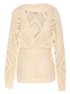 Twinset Beige a maglia cardigan