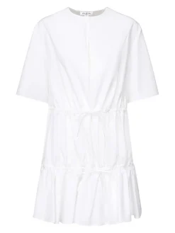 Vestito a T-shirt arruffato