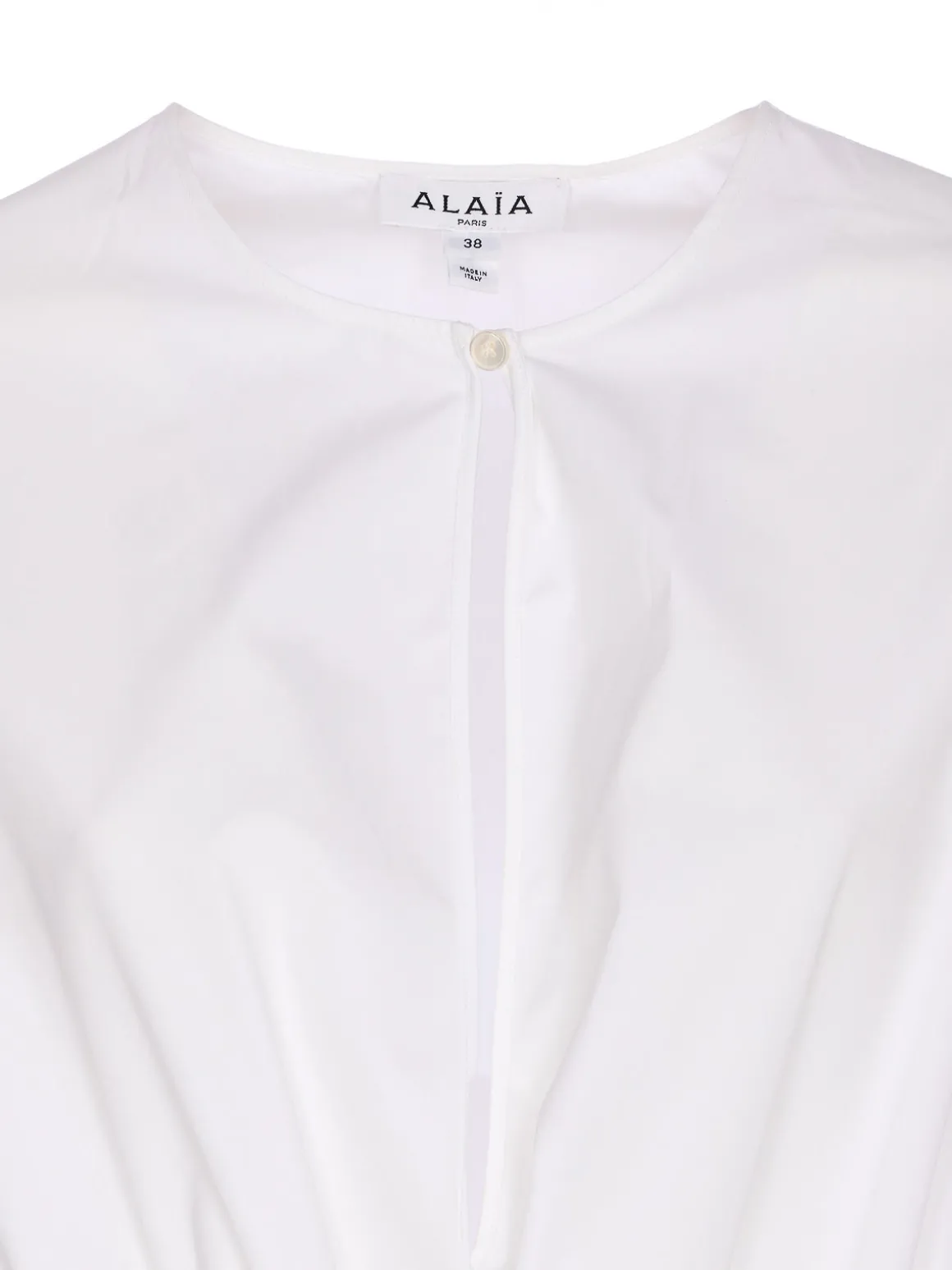 Vestito a volant bianco