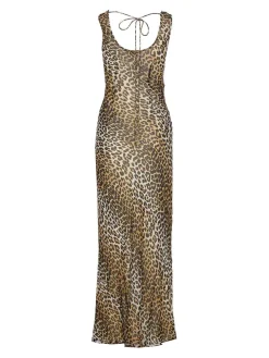 Vestito con stampa leopardata