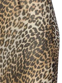 Vestito con stampa leopardata