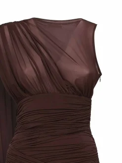 Vestito corto drappeggiato