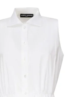 Vestito da camicia da cotone da giglio