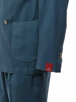 Vestito di lino puro a doppio petto