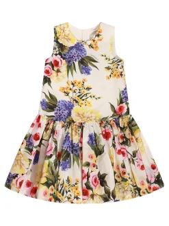 Vestito in cotone multicolor