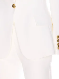 Vestito in crepe a petto singolo