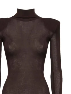 Vestito lungo in maglia viscosa