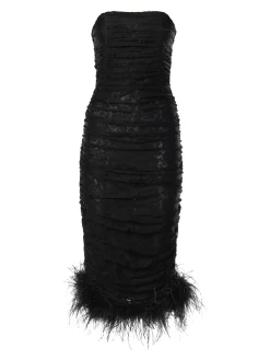 Vestito midi in pizzo