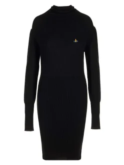 Vestito midi nero