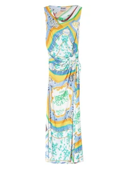 Vestito Midi Stampa Foulard