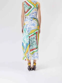 Vestito Midi Stampa Foulard
