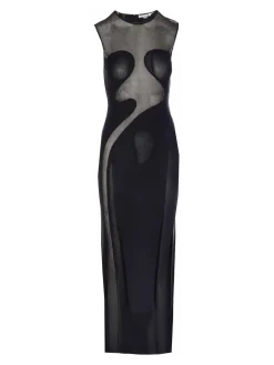 Vestito modellato nero