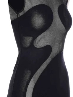 Vestito modellato nero