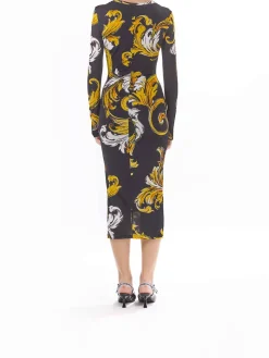 Vestito Organzino Barocco Manica Lunga