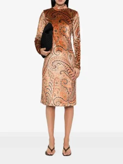 Vestito stampato Paisley