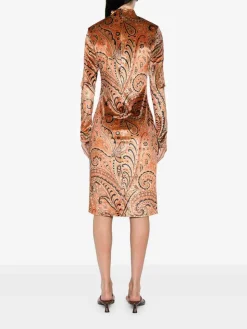 Vestito stampato Paisley
