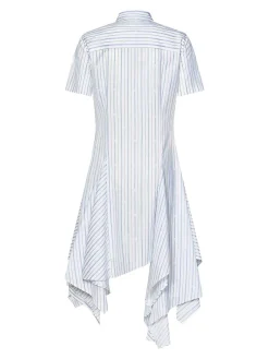 Vestito a camicia asimmetrica