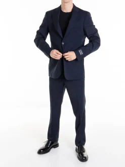Vestito con risvolto dentellato