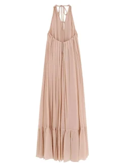 Vestito Lungo Venturone In Chiffon