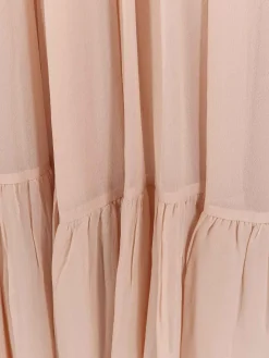 Vestito Lungo Venturone In Chiffon