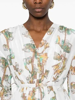Vestito Maxi a stampa floreale