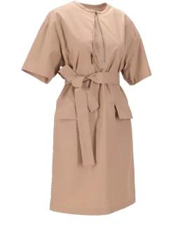 Vestito midi con cintura