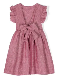 Vestito midi in lino