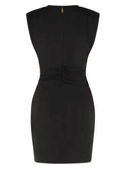 Viscosio nero Blend Mini Vestito