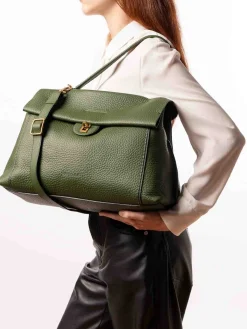 Vison Borsa A Spalla Viola Extra Large