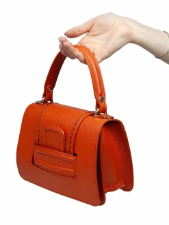 Visona Borsa A Mano Linda In Pelle