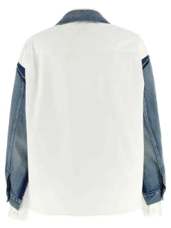 X giacca in denim camicia Levis