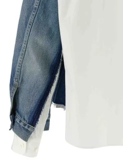 X giacca in denim camicia Levis