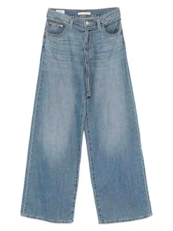 XL jeans dritti in denim blu