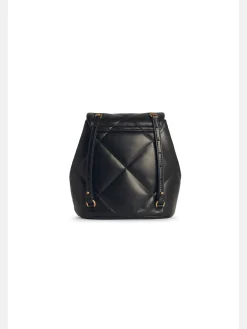 Zaino in pelle nera kira