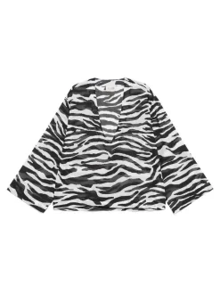 Zebra Pattern Blouse